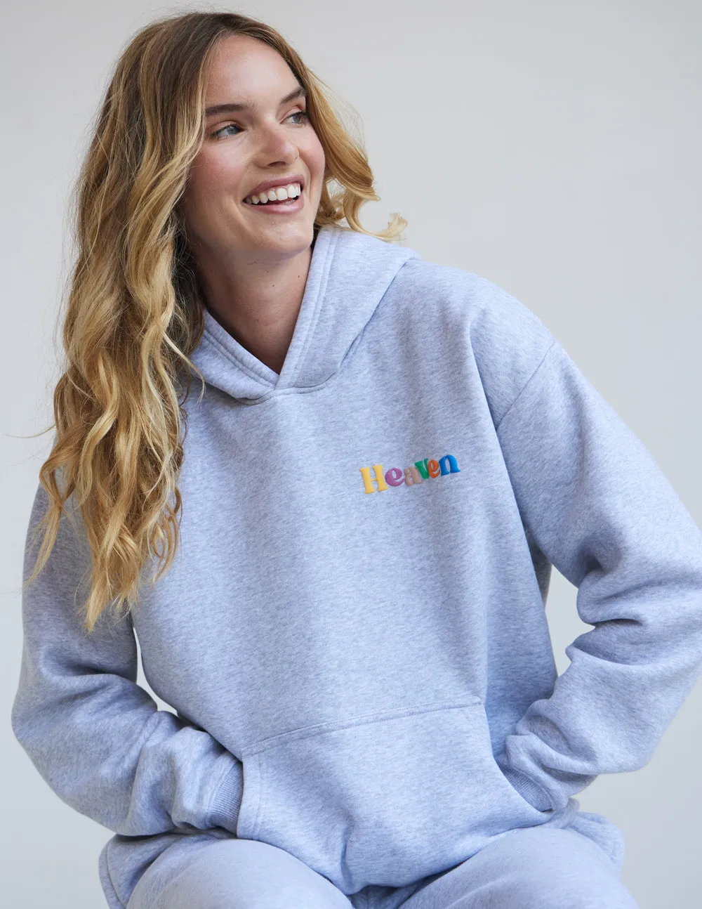 Heaven Heather Grey Unisex Hoodie