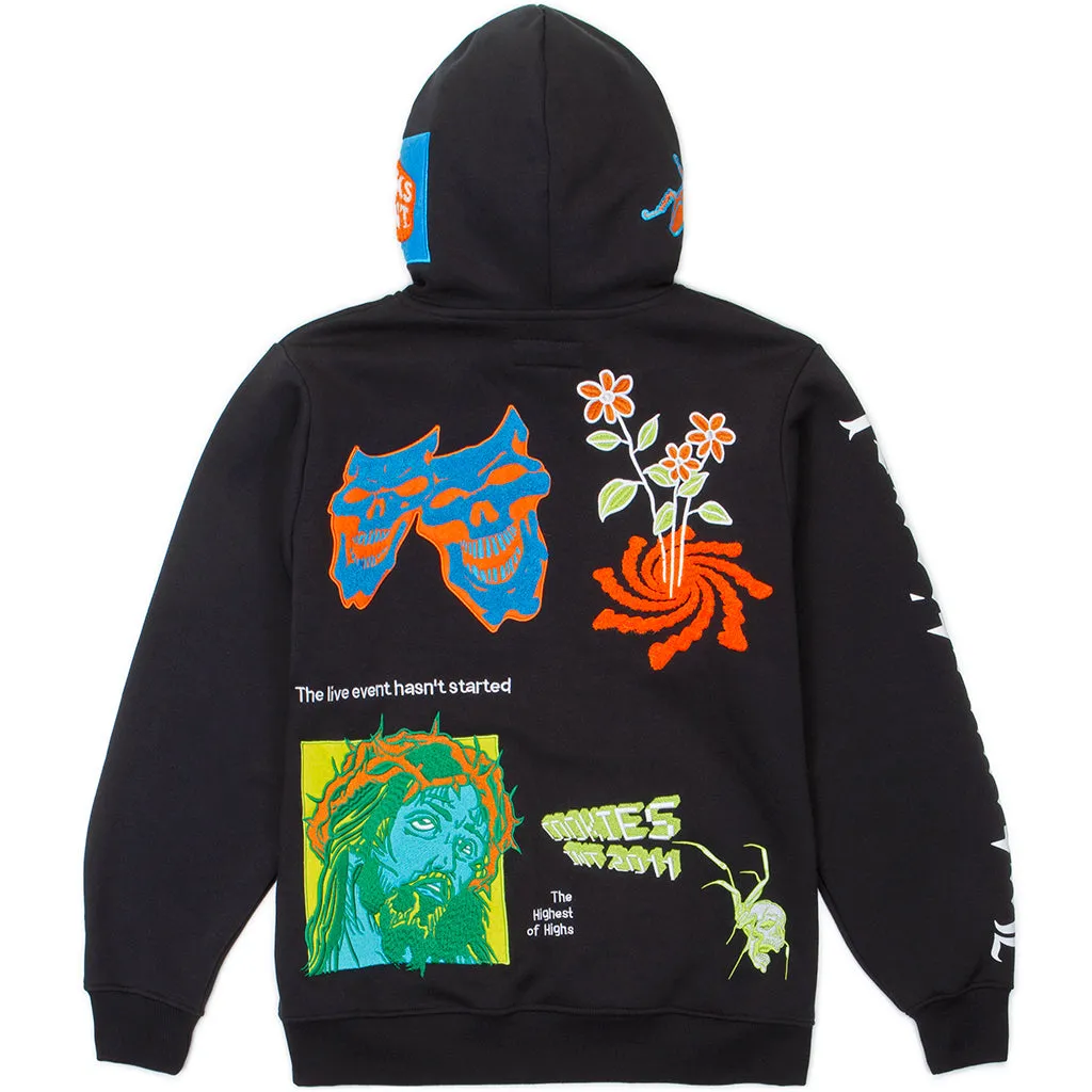 Highest Of Highs Zip Hoodie With Chenille Applique