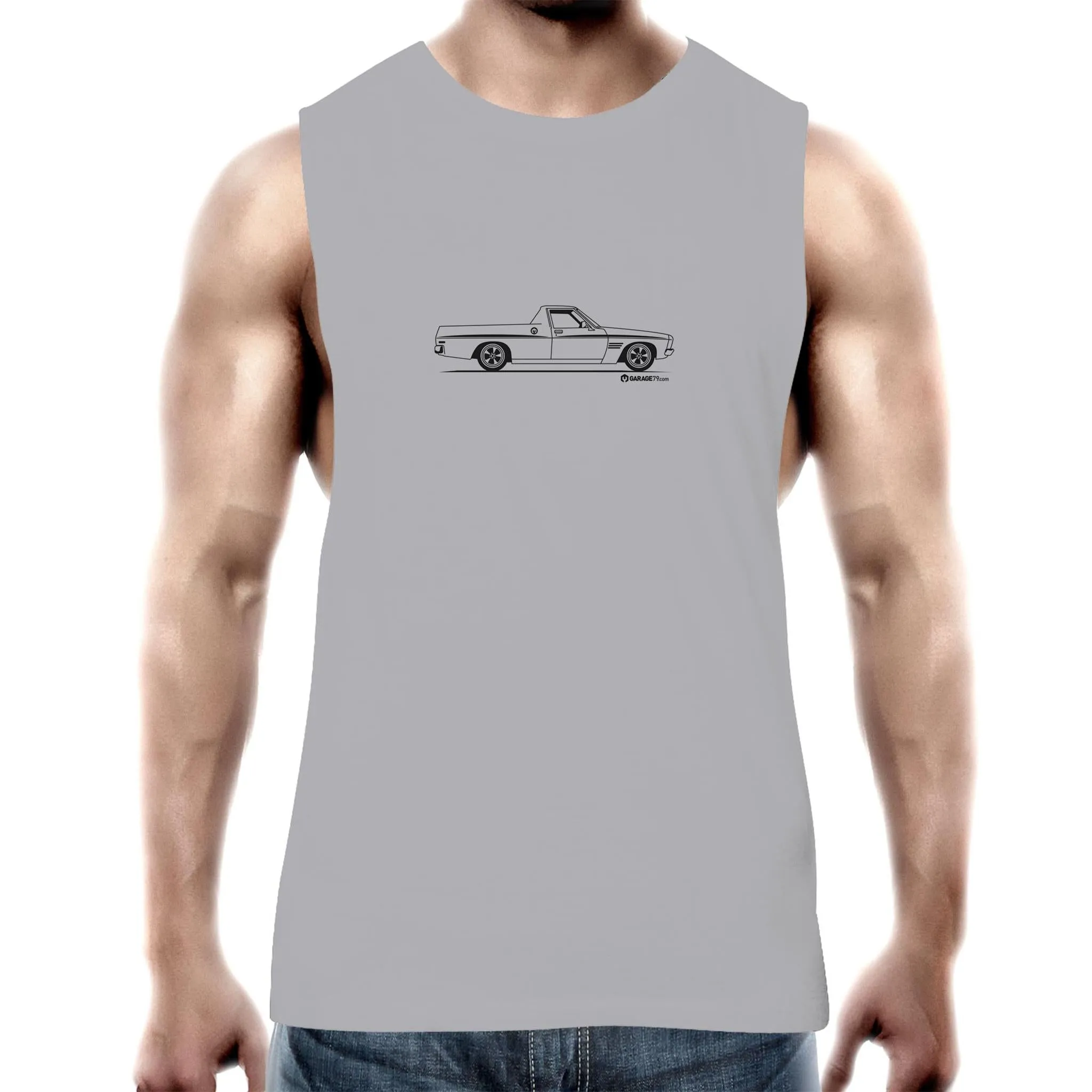 HQ Ute on the Side Mens Barnard Tank Top Tee