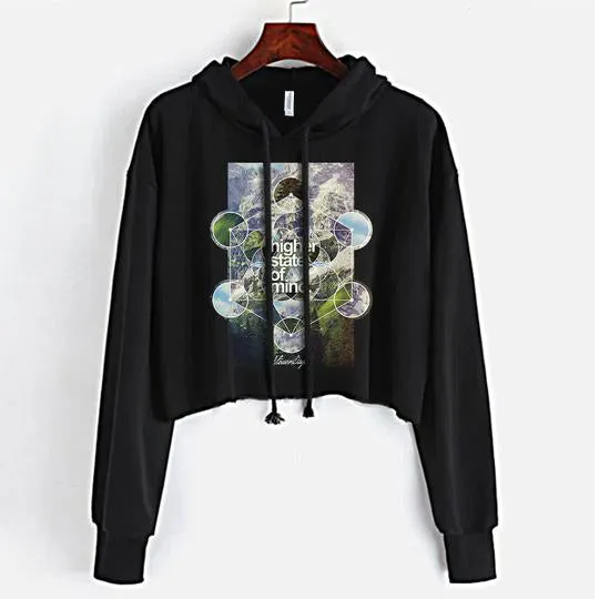 HSOM Dimensions Crop Top Hoodie