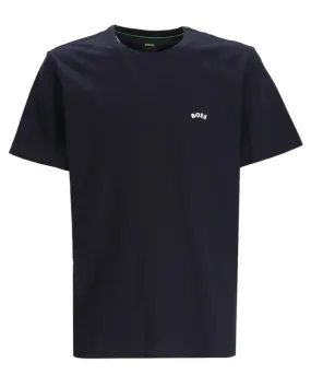 Hugo Boss Tee Curved Dark Blue 50469062-405