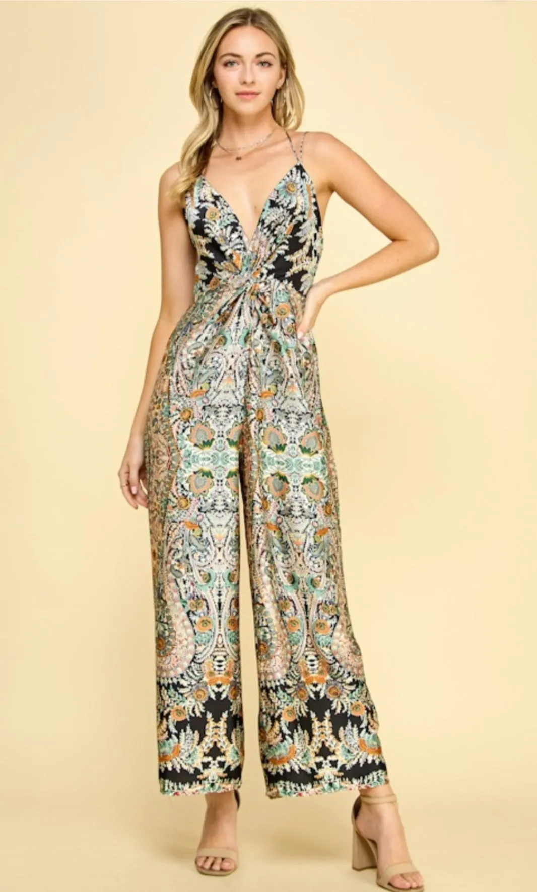 JACQUELINE PAISLEY JUMPSUIT