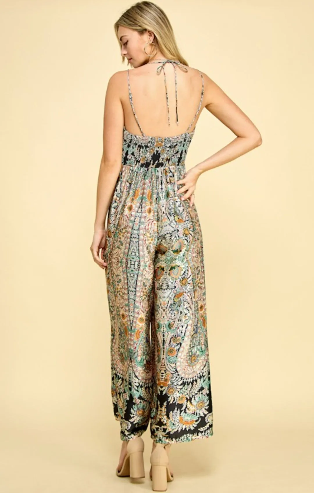 JACQUELINE PAISLEY JUMPSUIT