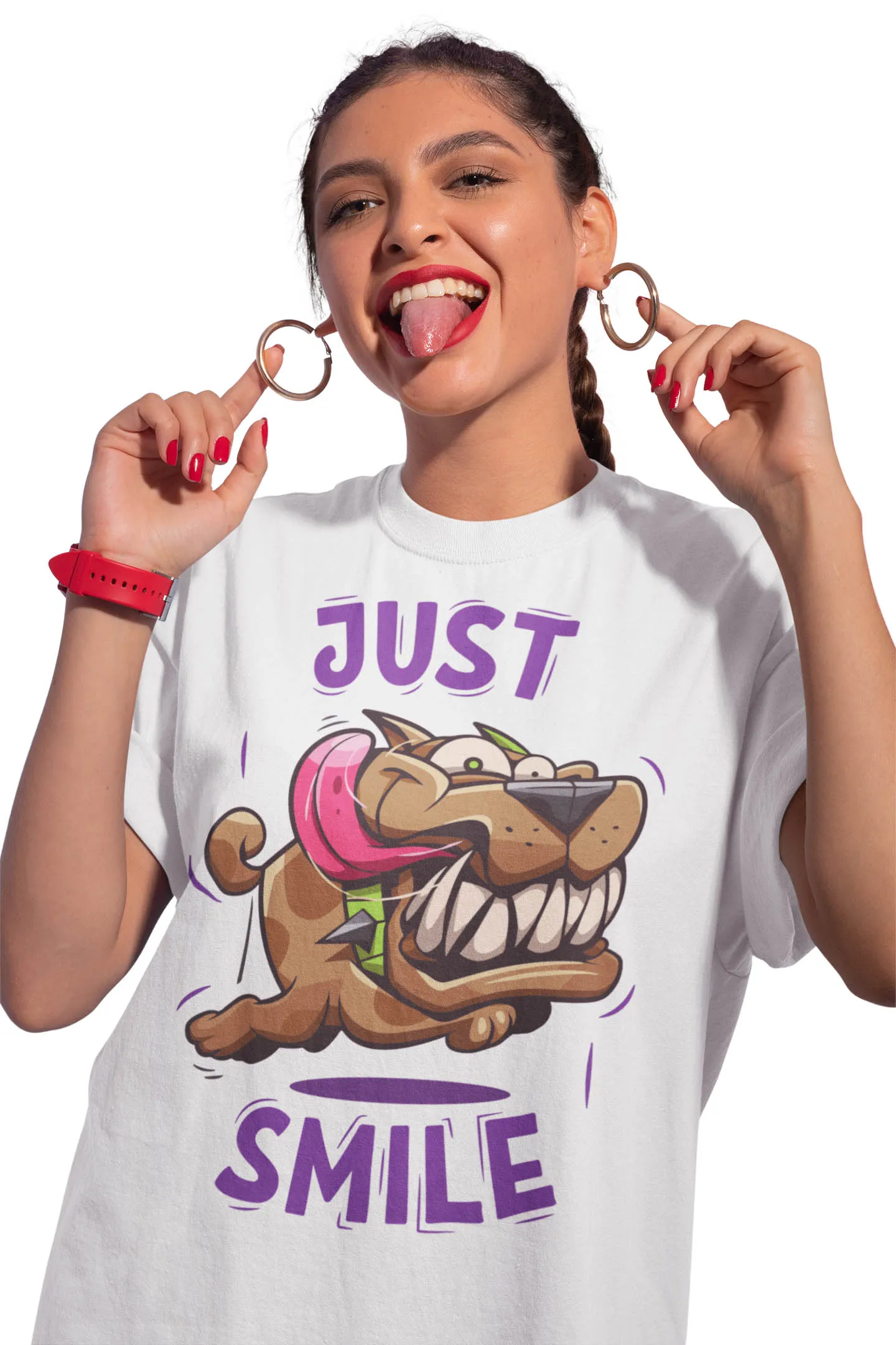 Just Smile Oversized T-shirt