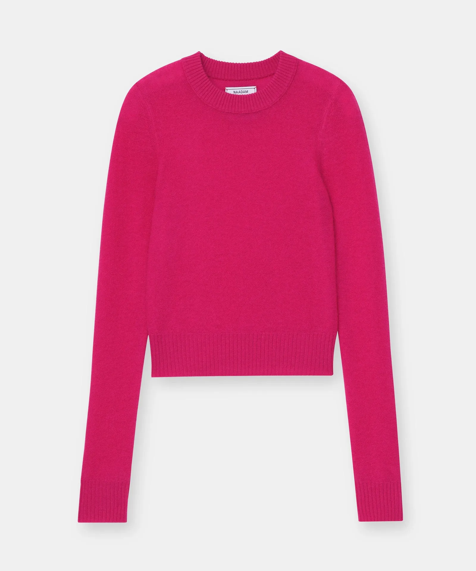 Lightweight Reversible Cropped Crewneck Sweater