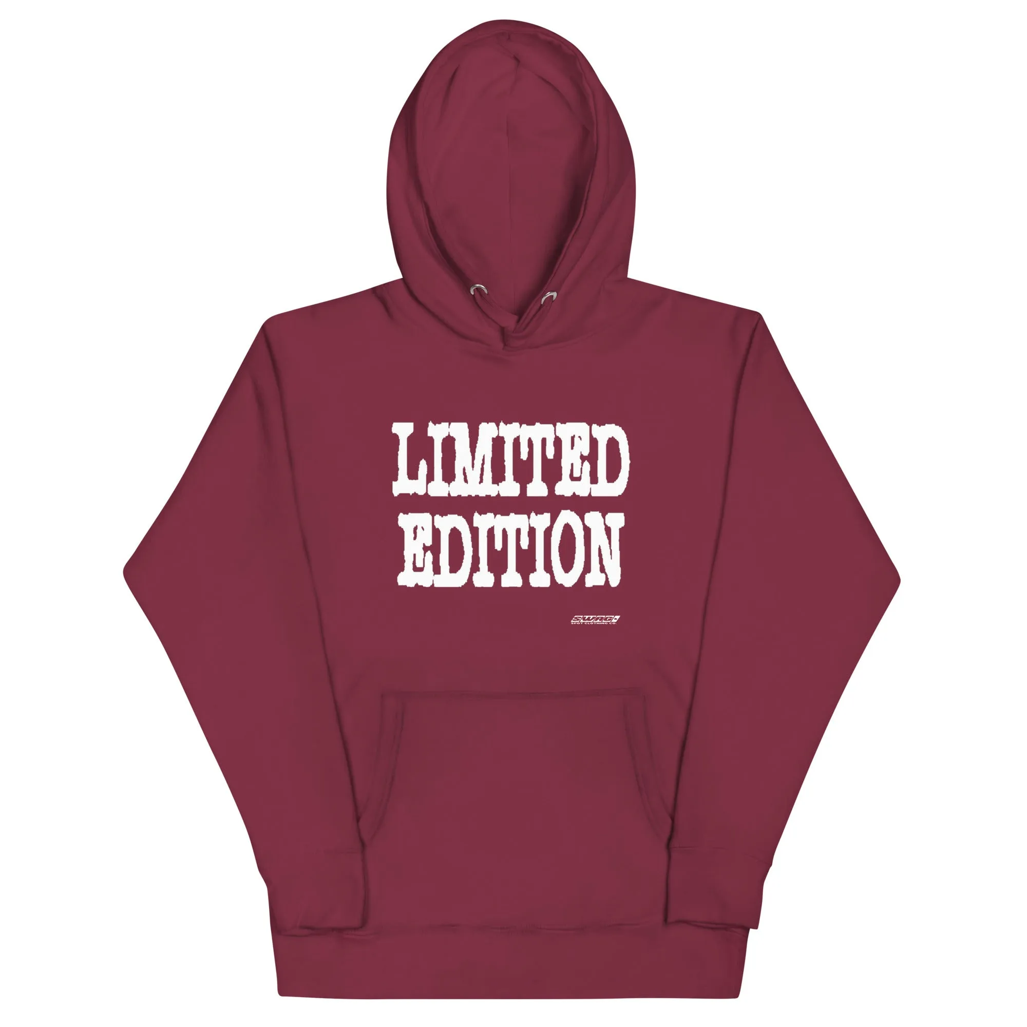 Limited Edition Printed White Unisex Hoodie