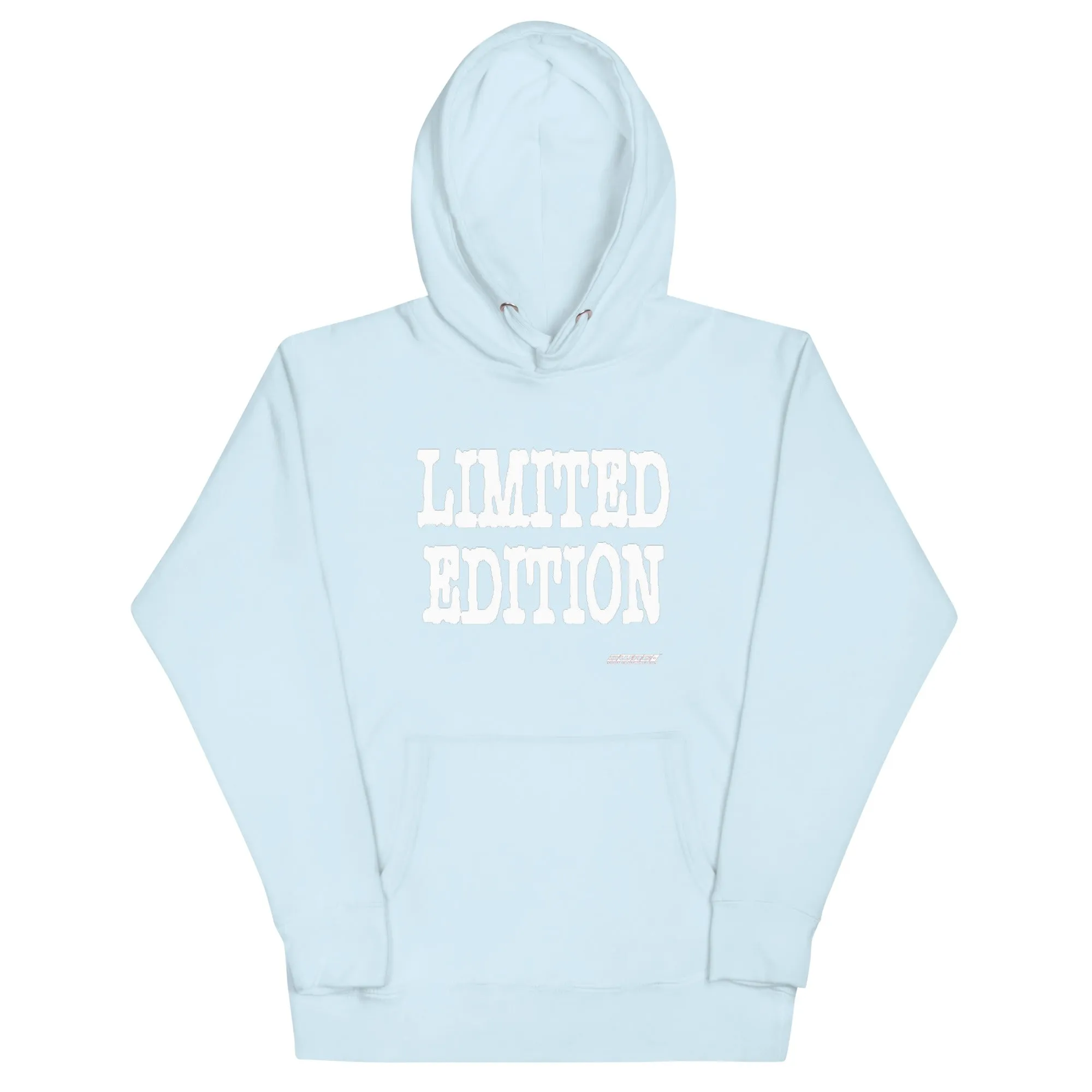 Limited Edition Printed White Unisex Hoodie