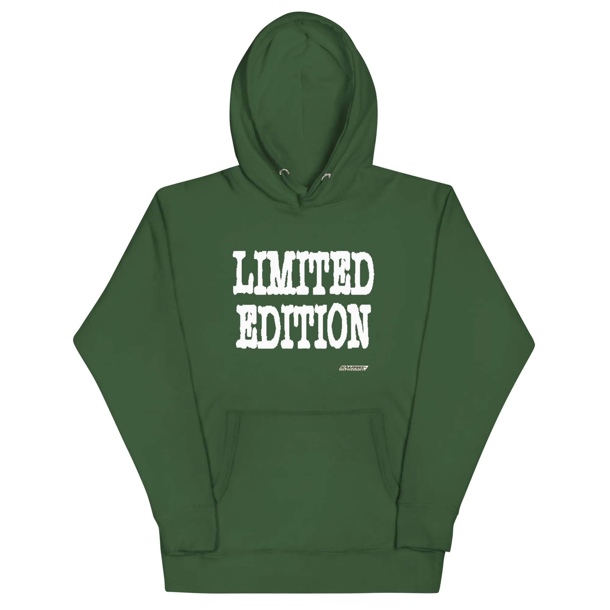 Limited Edition Printed White Unisex Hoodie