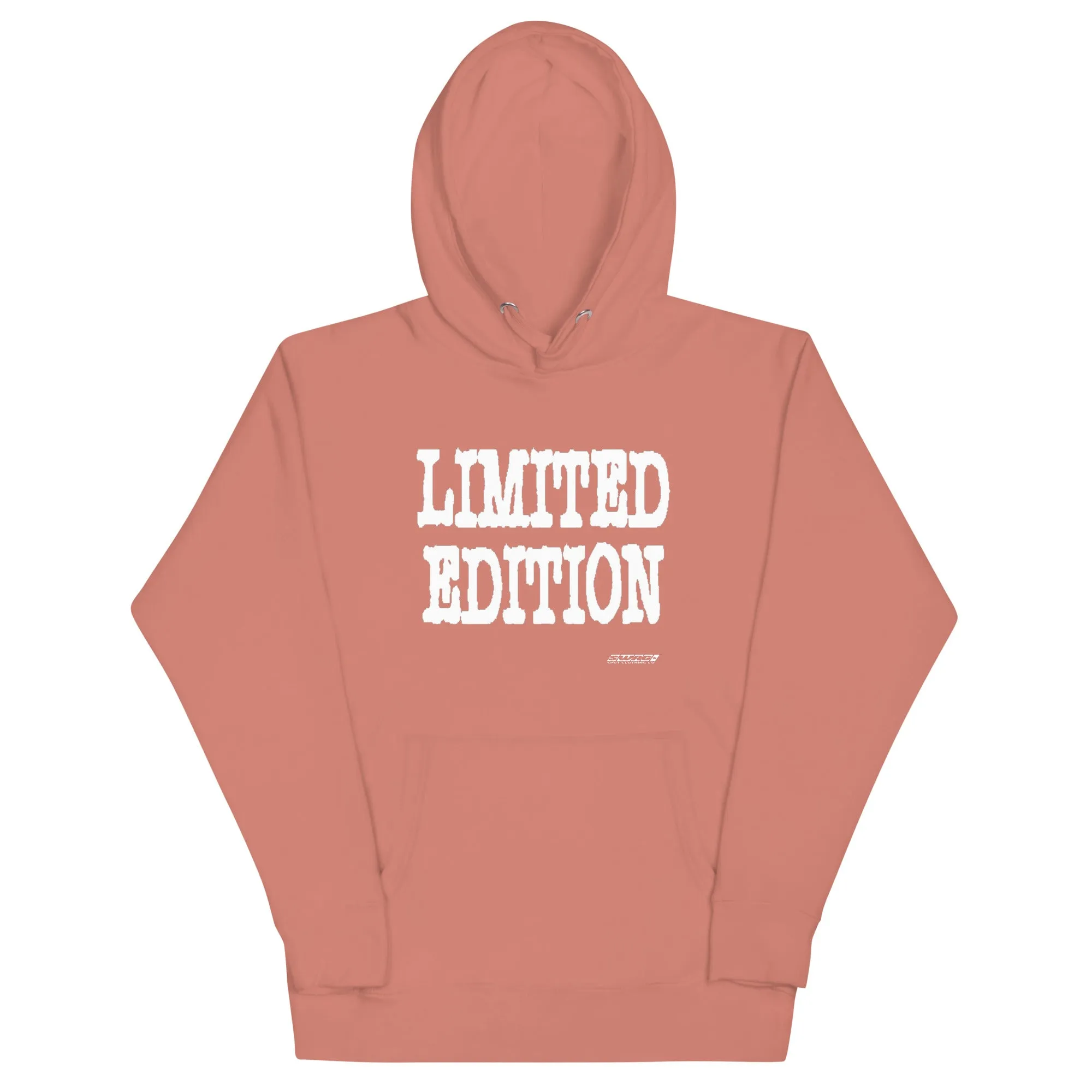 Limited Edition Printed White Unisex Hoodie