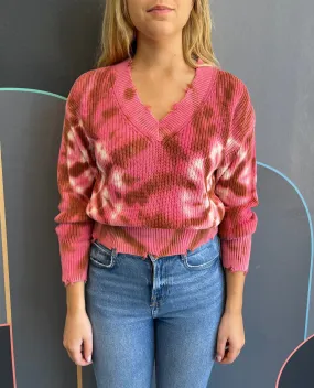 Lois Crop V-Neck Sweater