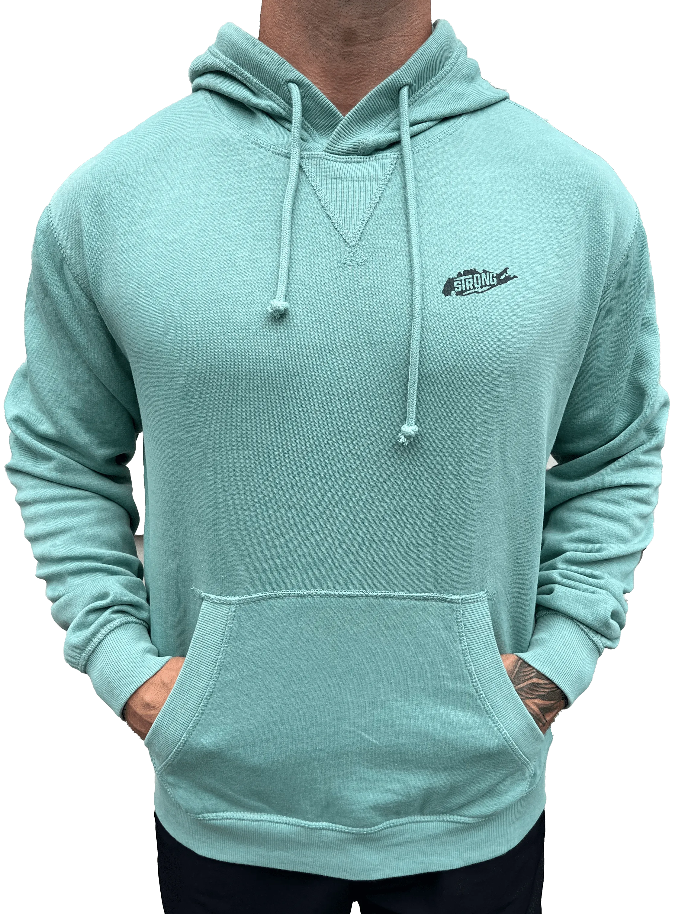 Long Island Strong - Beach Bound Hoodie (Faded Teal)