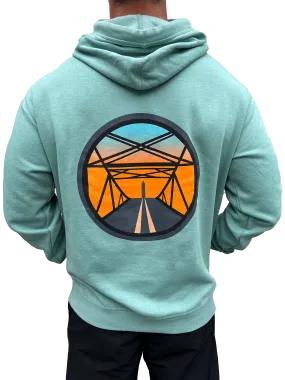 Long Island Strong - Beach Bound Hoodie (Faded Teal)