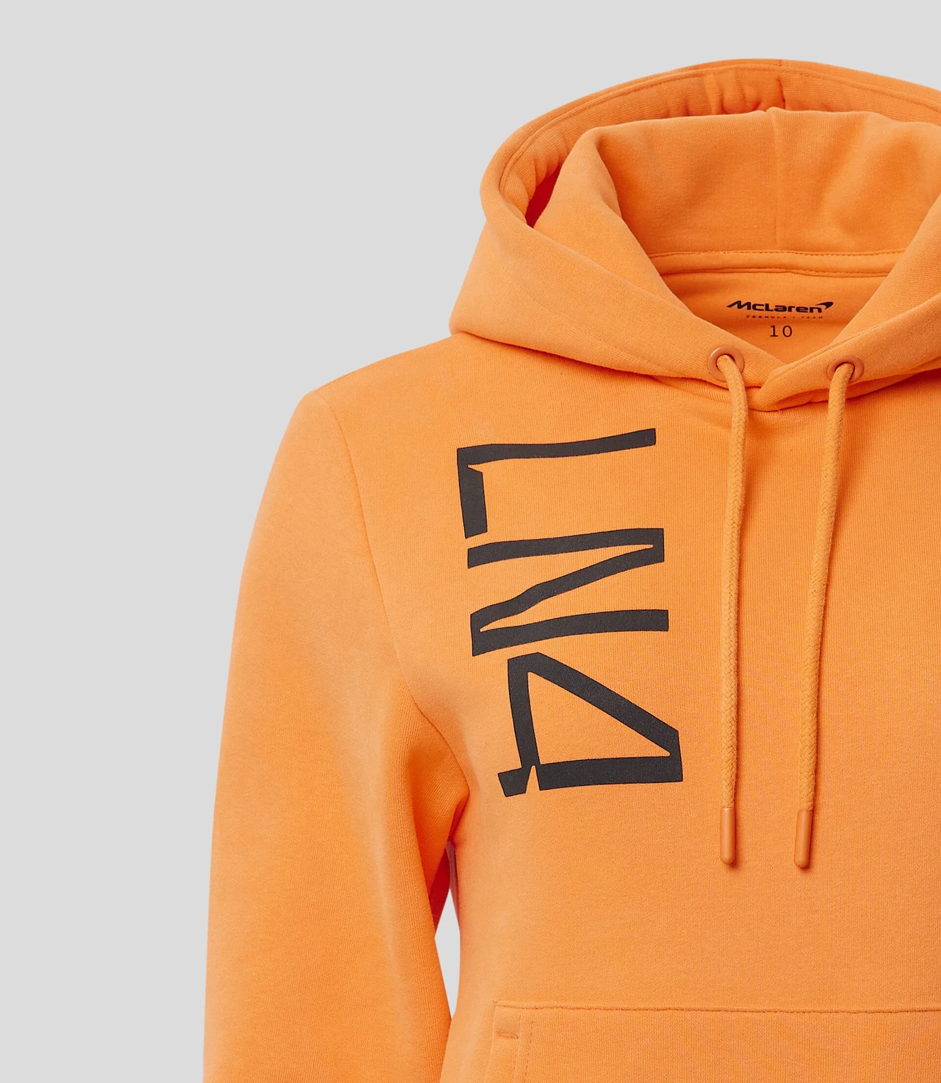 McLaren F1 Women's Lando Norris LN4 Core Hoodie -Black/Nectarine