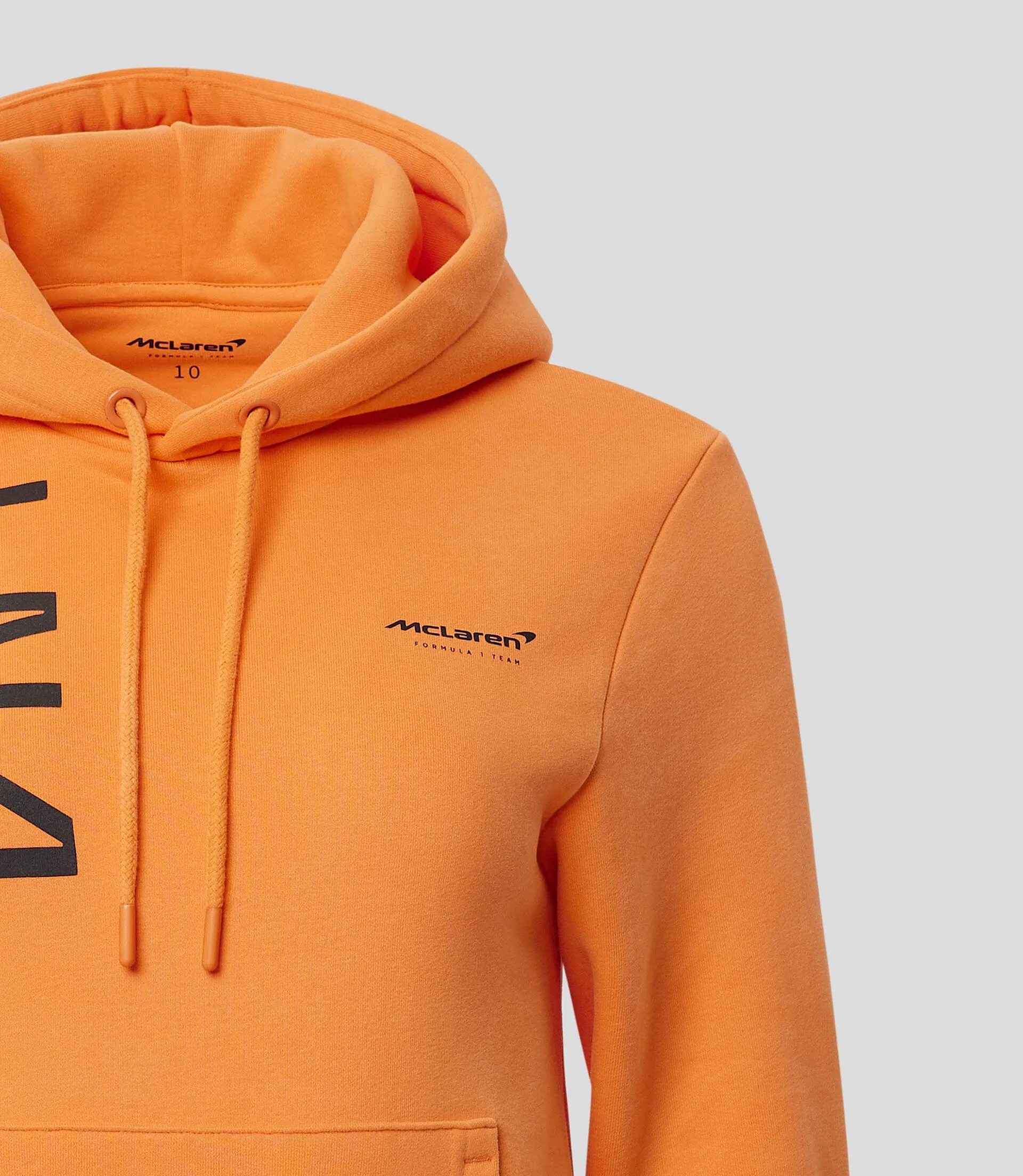 McLaren F1 Women's Lando Norris LN4 Core Hoodie -Black/Nectarine