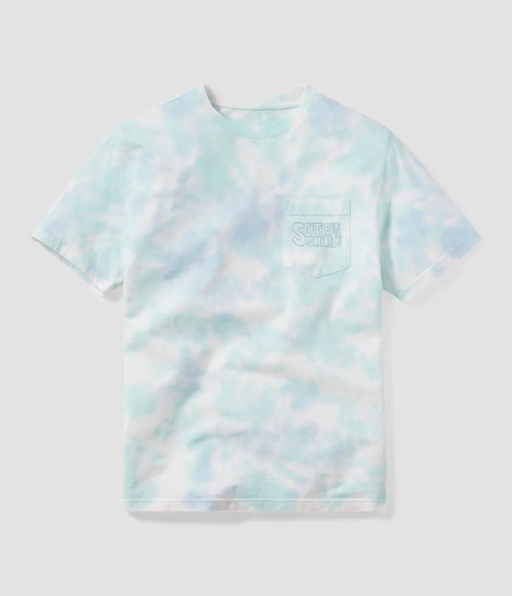 Men's All Caps Tie Dye Short Sleeve Tee