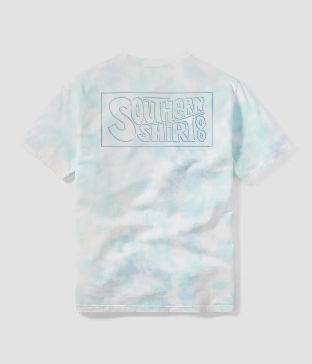 Men's All Caps Tie Dye Short Sleeve Tee