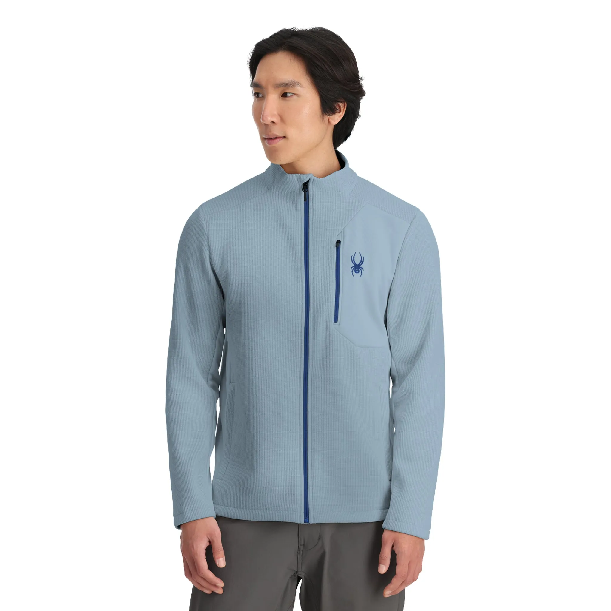 Mens Bandit Full Zip - Blue Fog