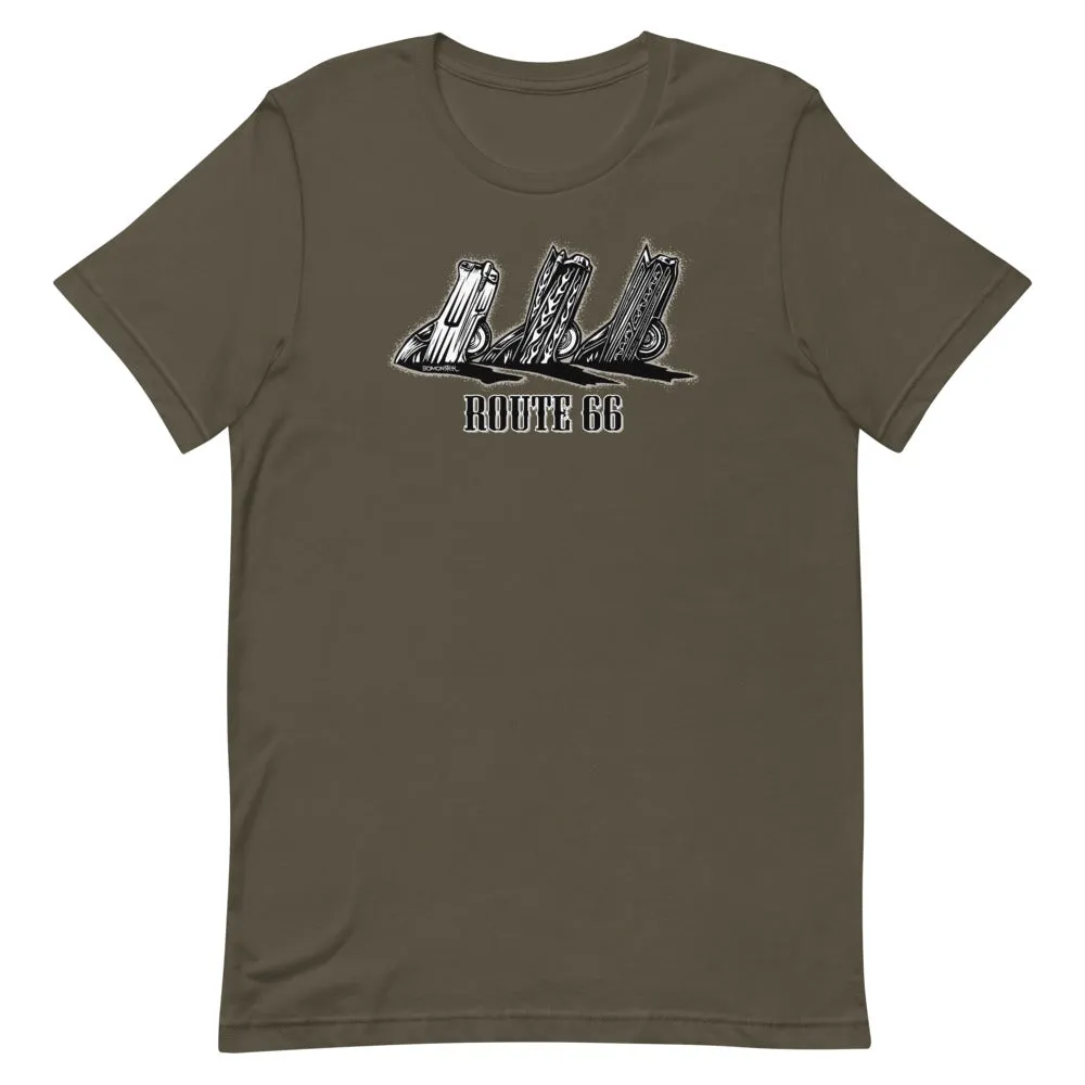 Men's Bella Canvas Tee "Route 66 Cadillacs"