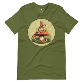 Men's Frog On A Mushroom Graphic T-shirt