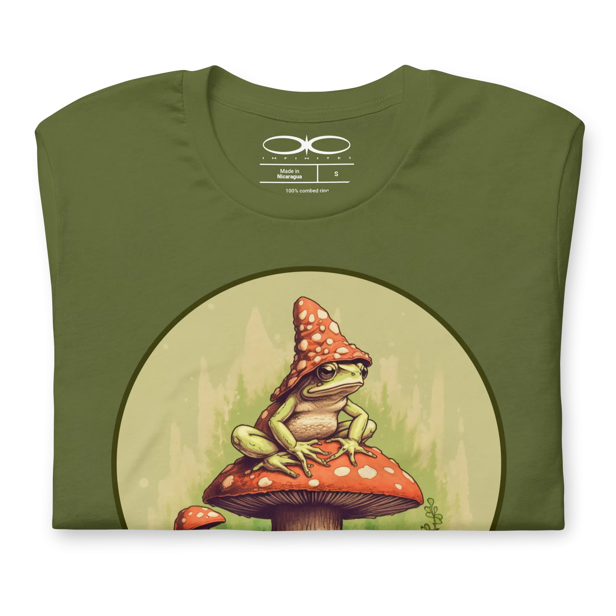 Men's Frog On A Mushroom Graphic T-shirt