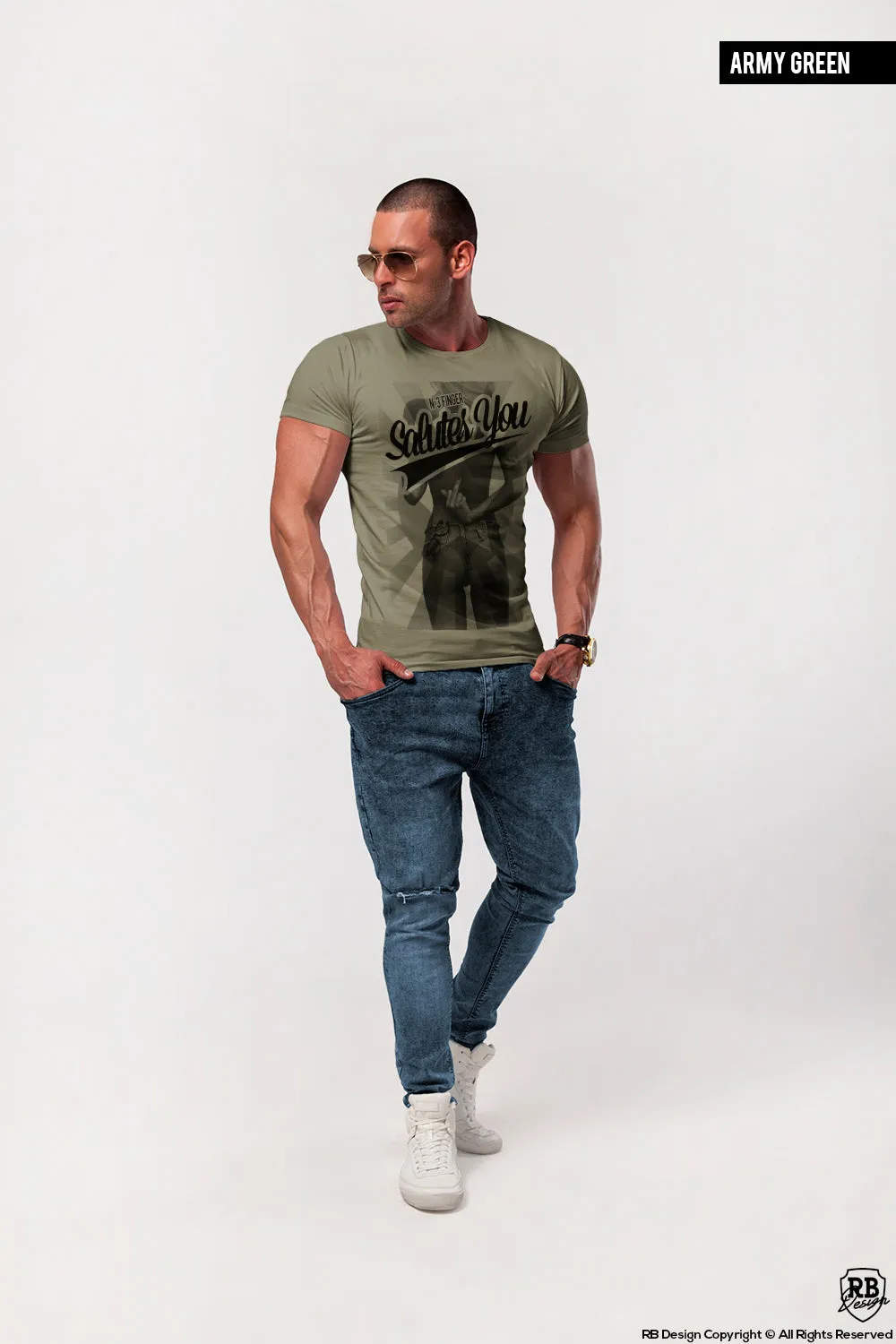 Men's Graphic T-shirt "Bad Girl" / Color Option / MD389