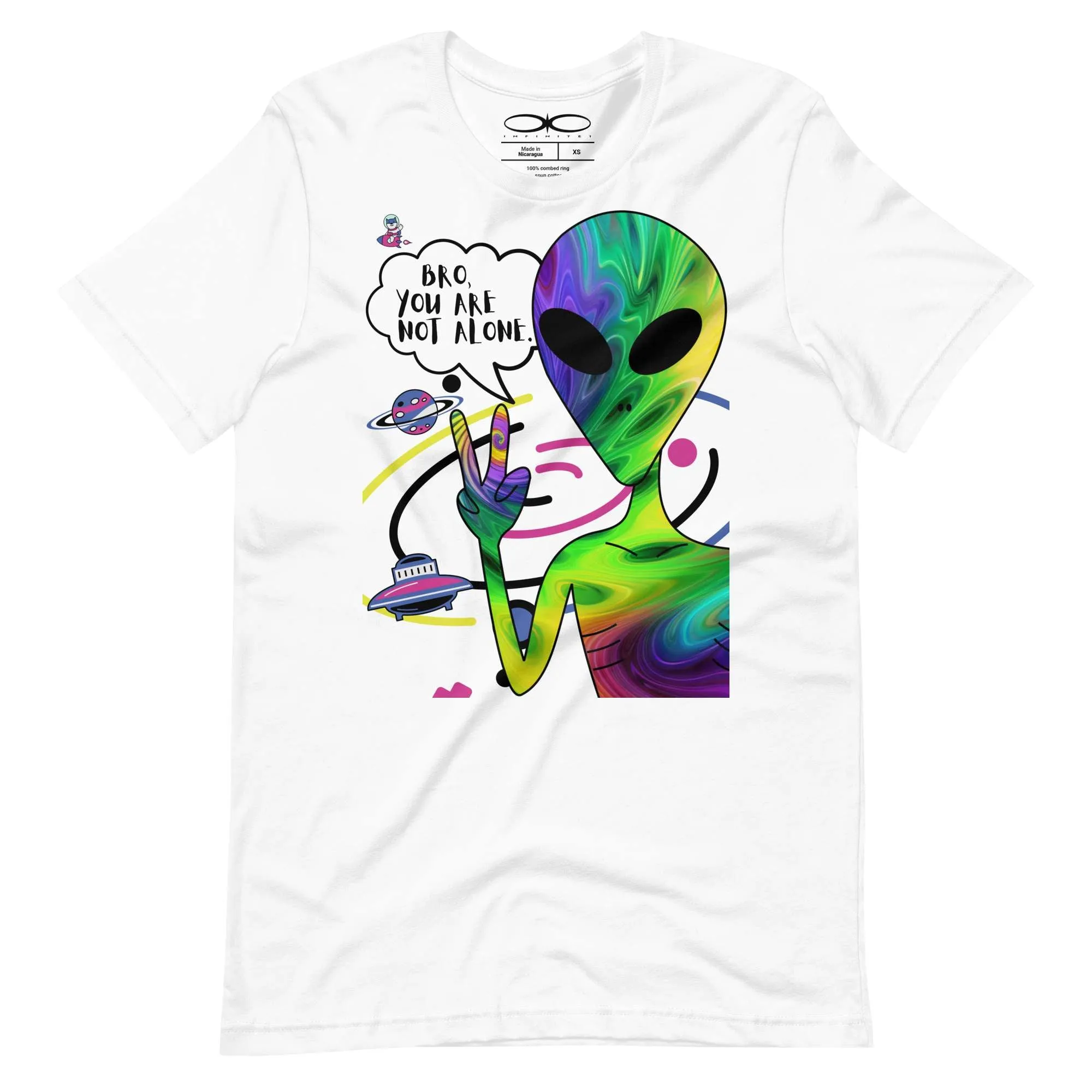 Men's Peace Alien Graphic Tee