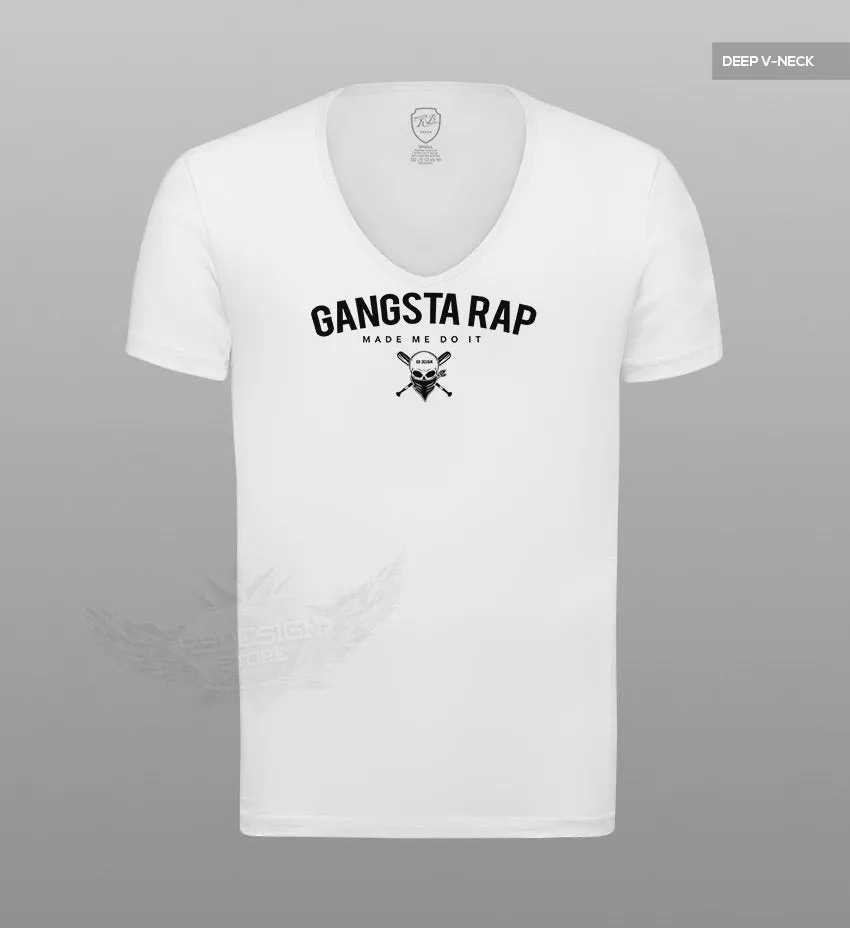 Men's T-shirt Gangsta Rap Made Me Do It MD929