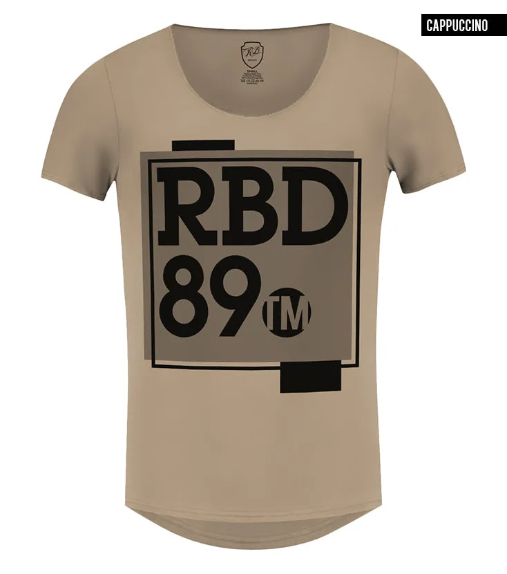 Men's T-shirt RBD Brand Cool Scoop Neck Muscle Fit Tee / Color Option / MD799