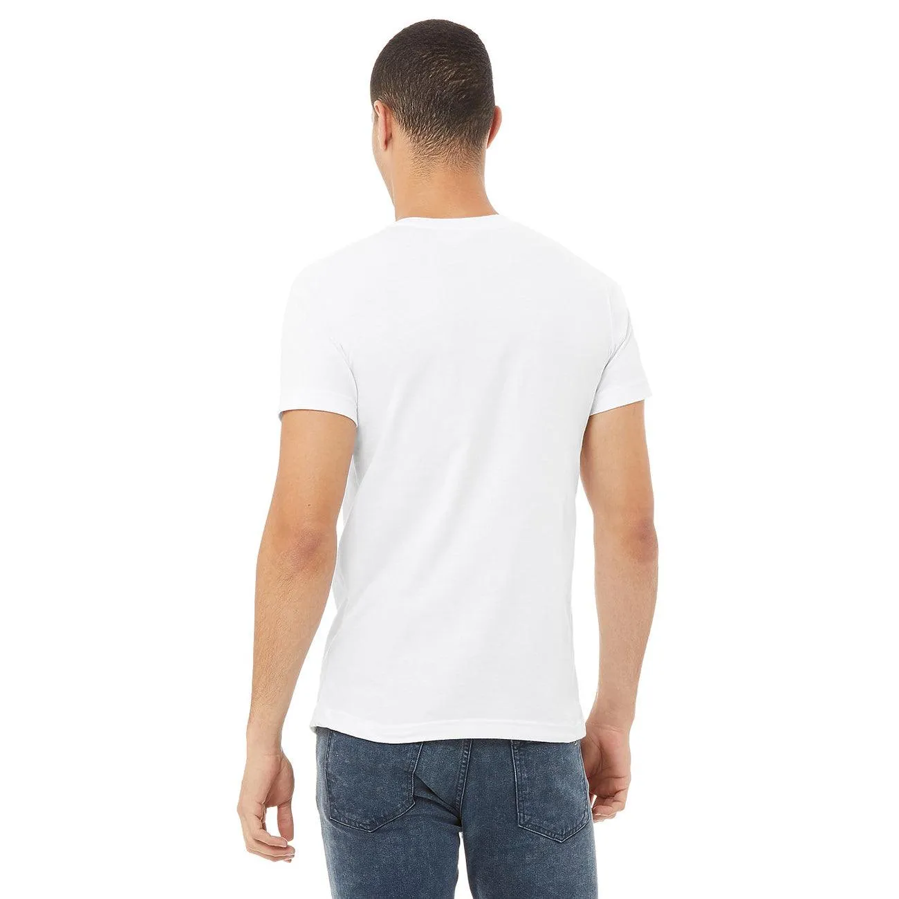 Men's V-Neck Soft Cotton T-Shirt (10596)