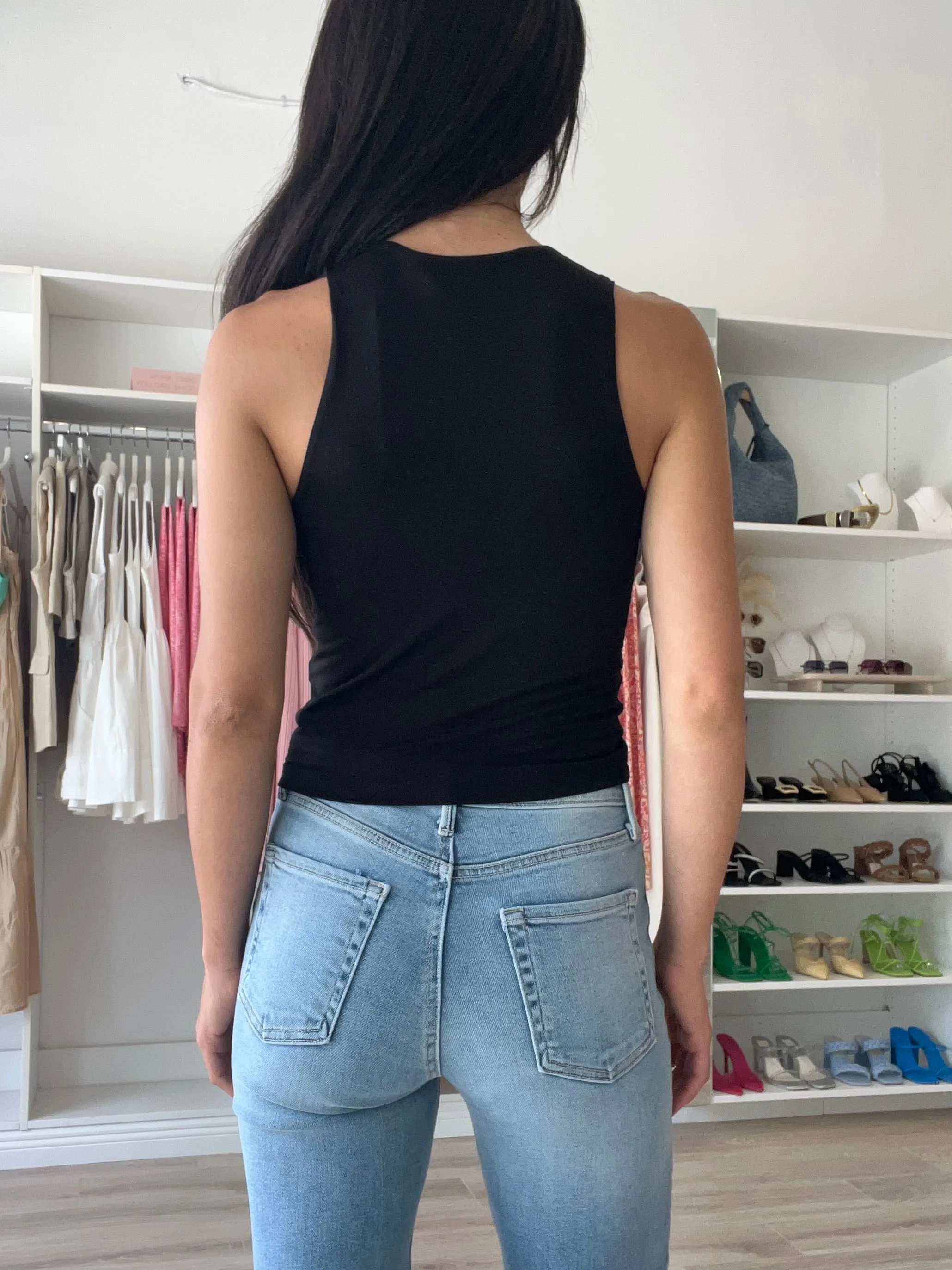 Mia High Neck Top