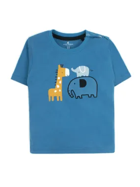 MINI BOY'S SLATE BLUE T-SHIRT