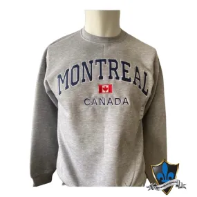 MONTREAL embroidery Crewneck Sweatshirt