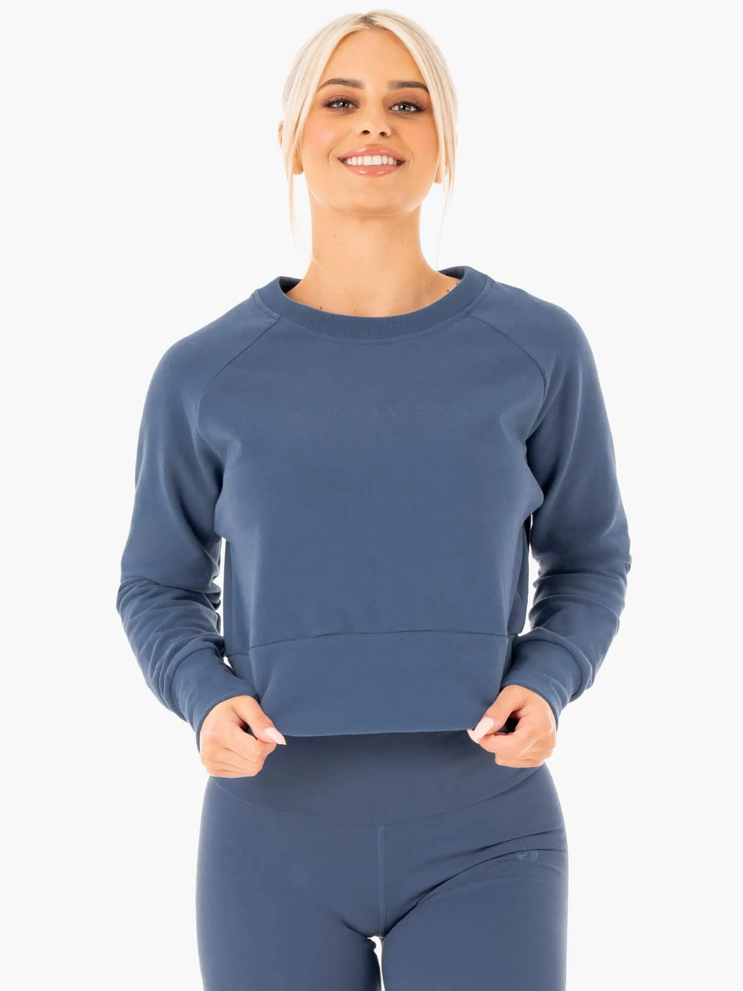 Motion Sweater - Steel Blue