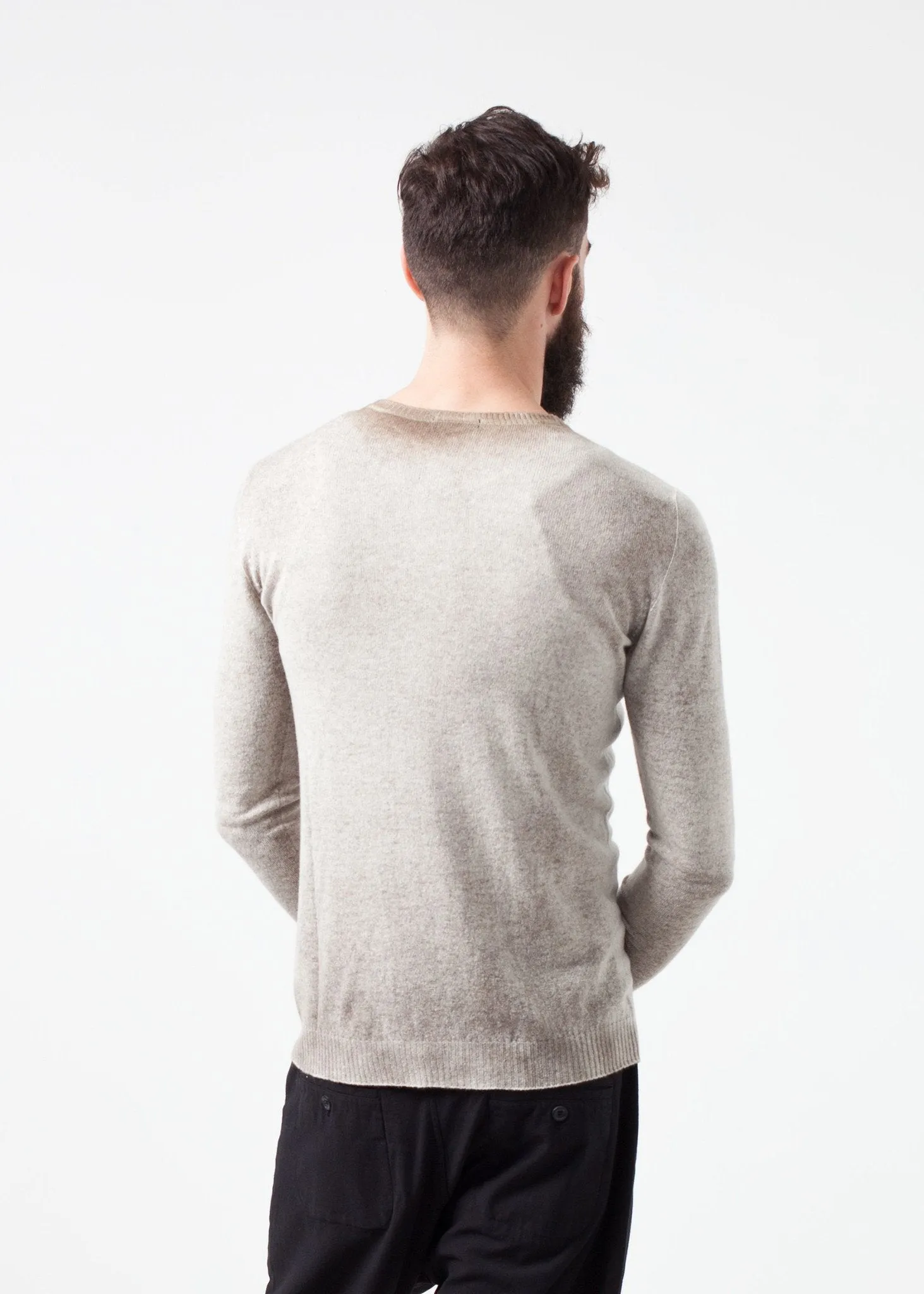 Mottled Cashmere Crewneck