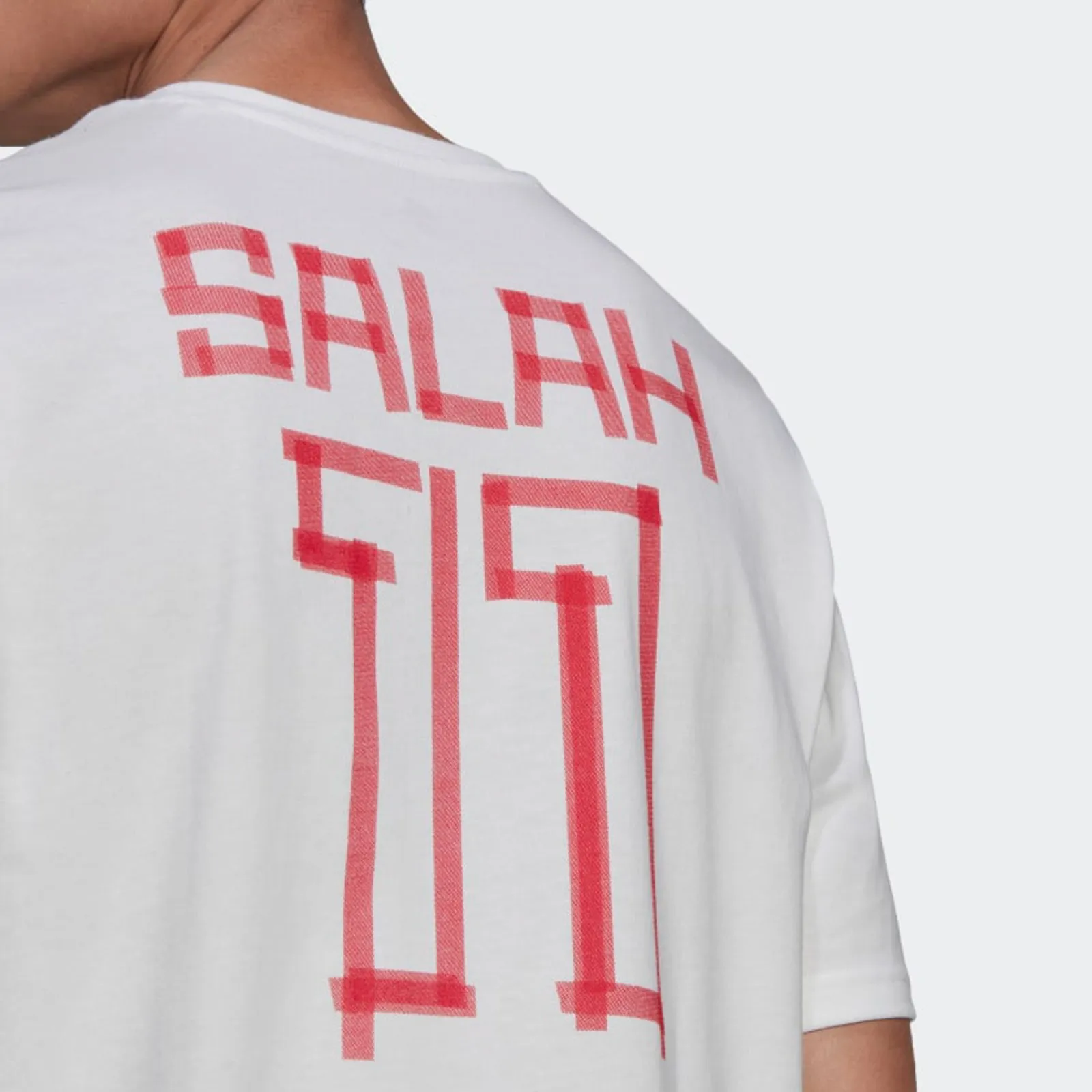 M.Salah Soccer Graphic T-Shirt - White by Adidas