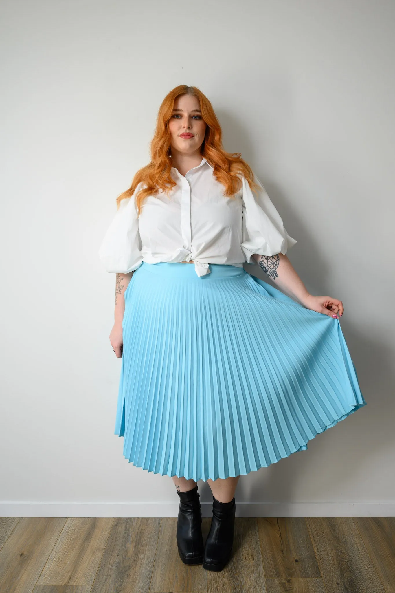 Peggy Pleated skirt