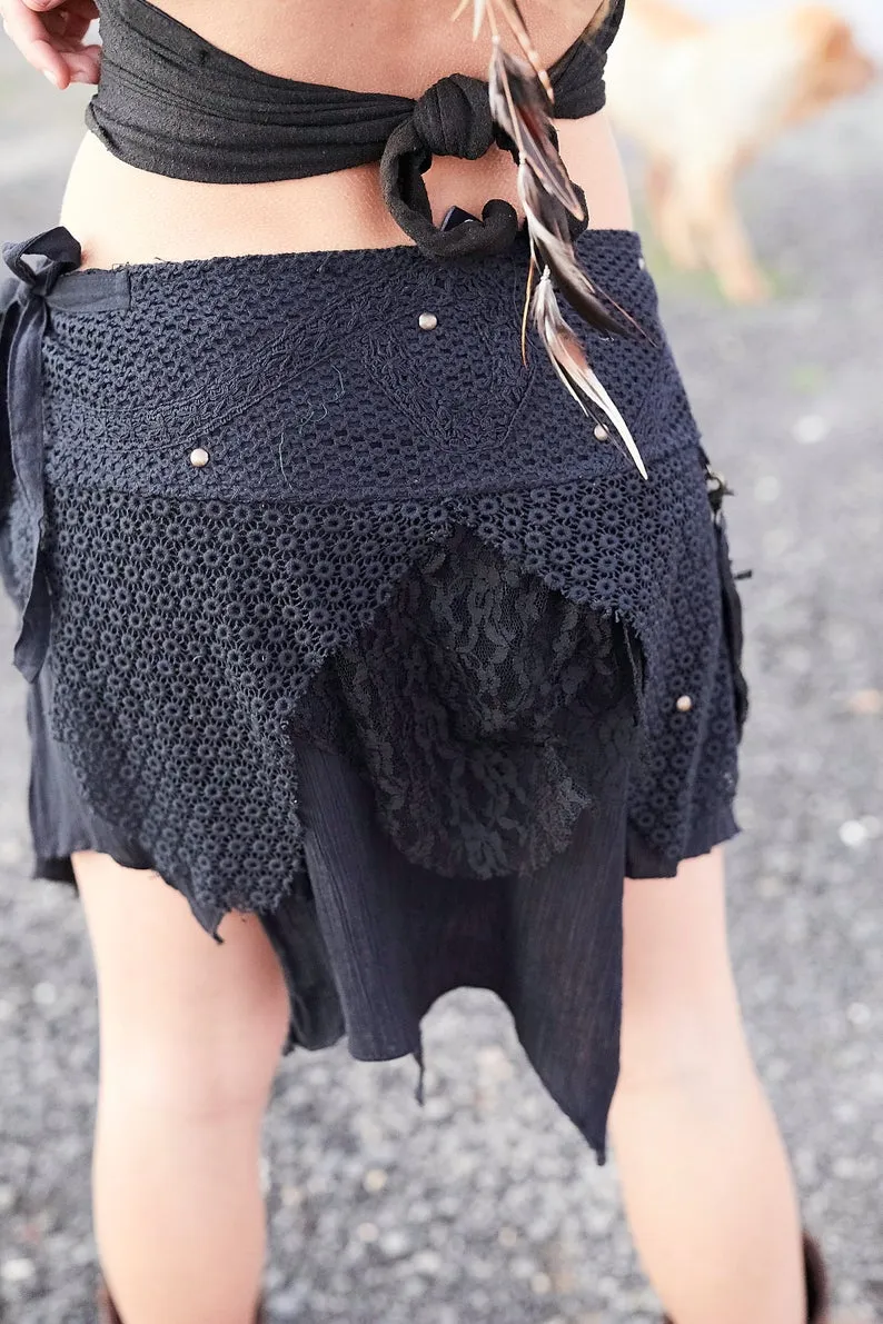 PIXIE QUEEN SKIRT BLACK