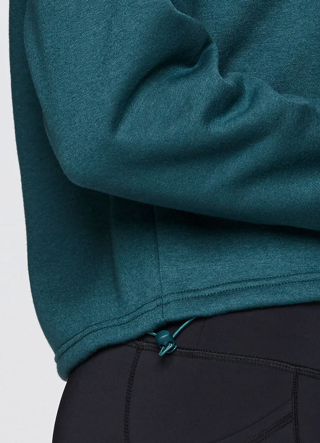 Prime Cropped Fleece Hoodie