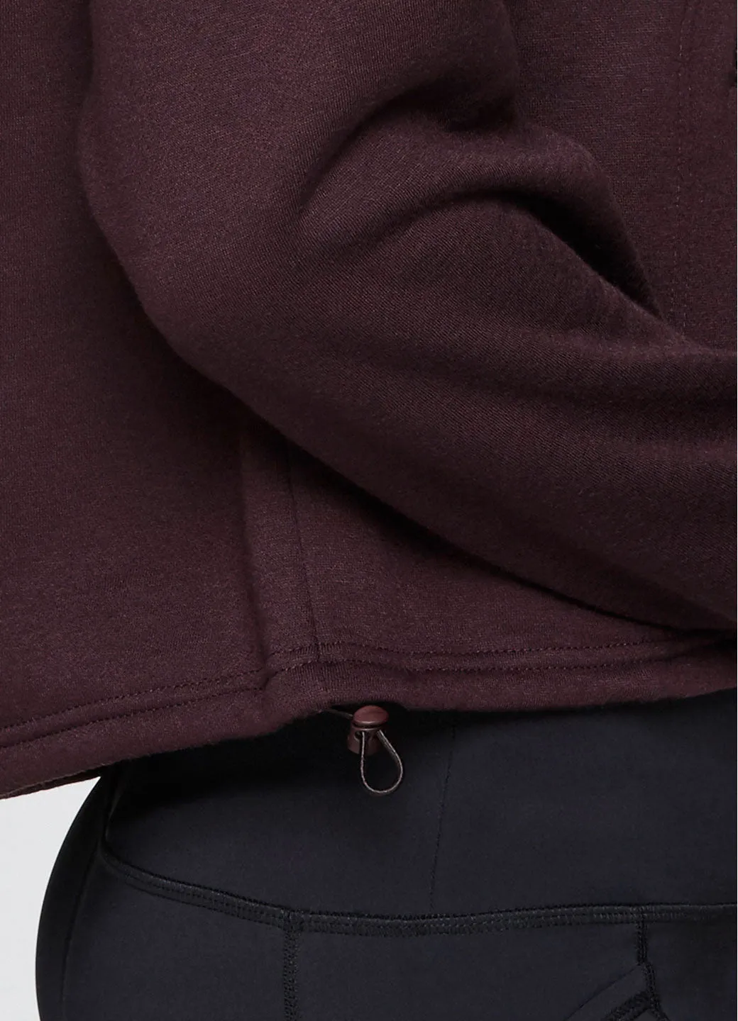 Prime Cropped Fleece Hoodie