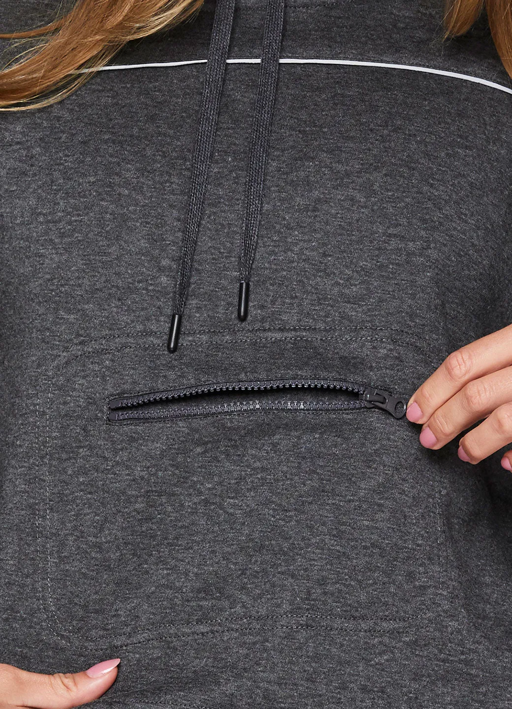 Prime Cropped Fleece Hoodie