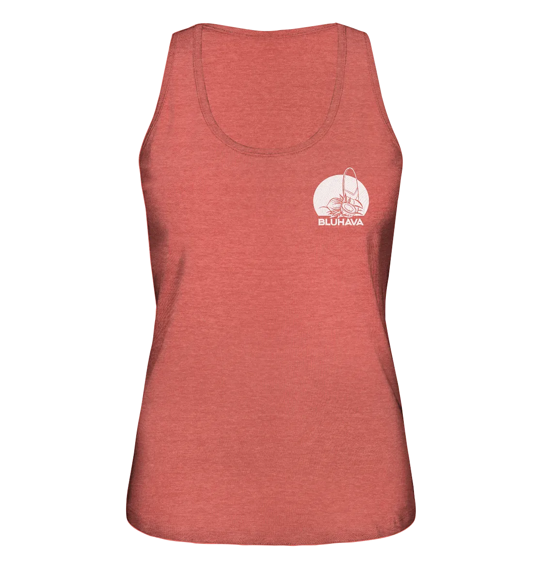 "Essential Coconut Boarder" - Damen Premium Organic Tank-Top