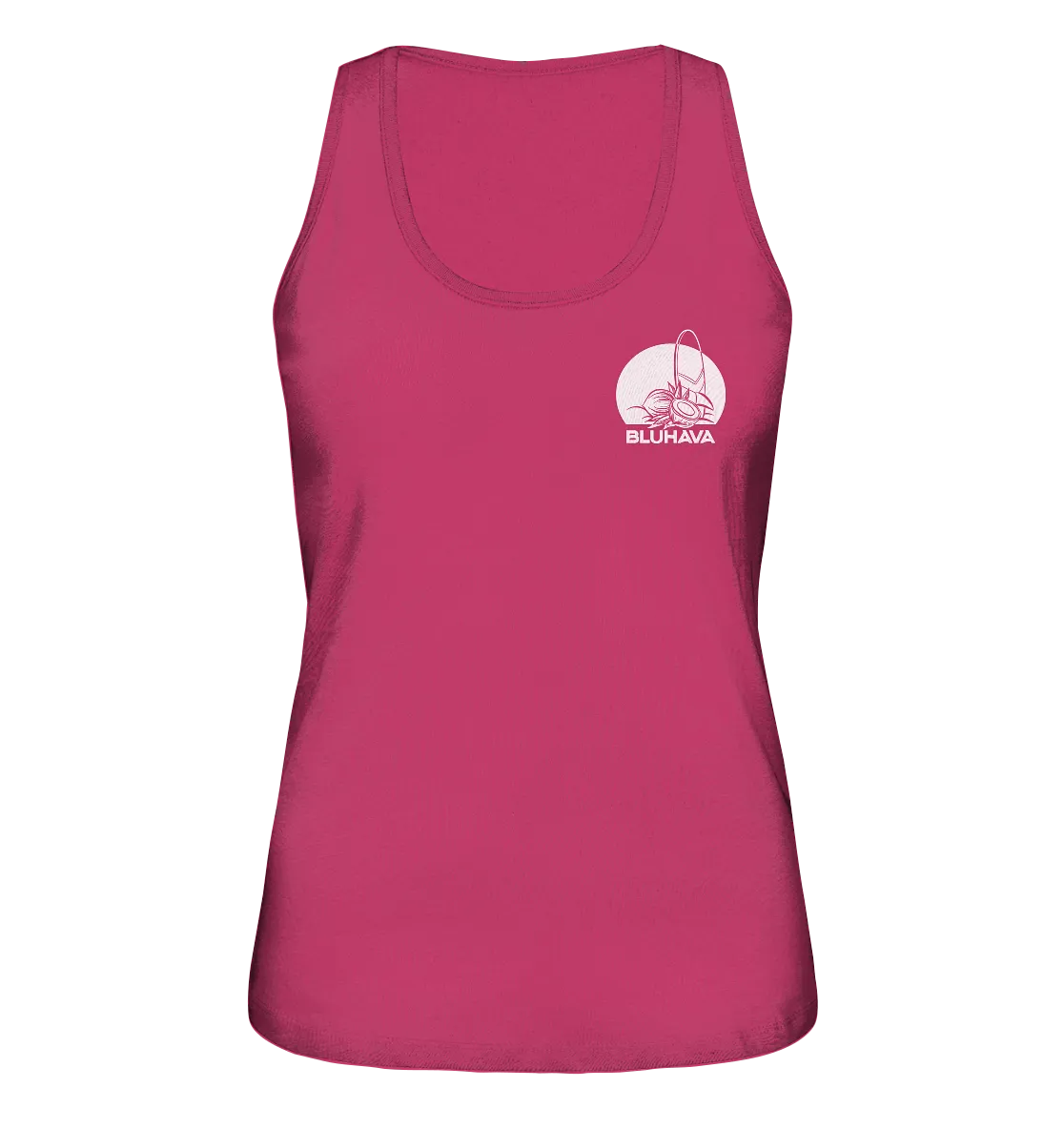 "Essential Coconut Boarder" - Damen Premium Organic Tank-Top