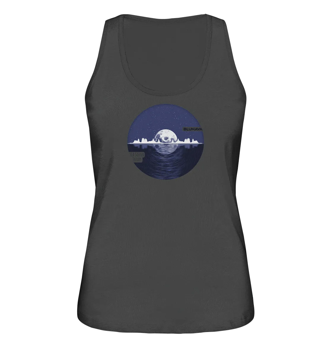 "Sea Sound Therapy" - Damen Premium Organic Tank-Top