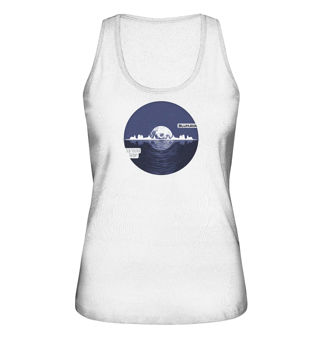 "Sea Sound Therapy" - Damen Premium Organic Tank-Top