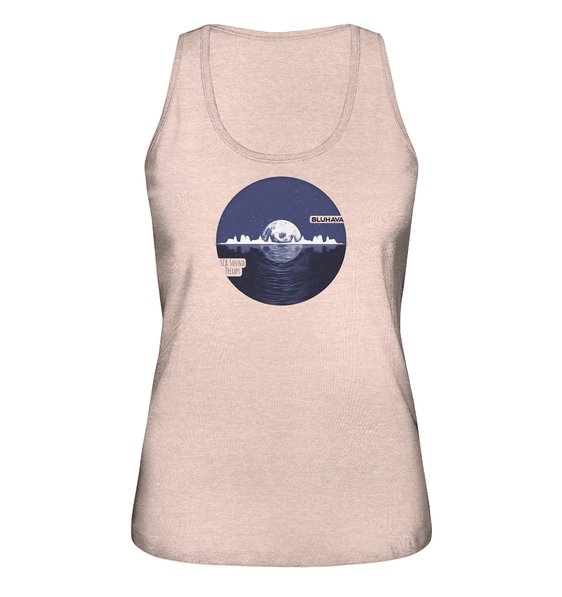 "Sea Sound Therapy" - Damen Premium Organic Tank-Top