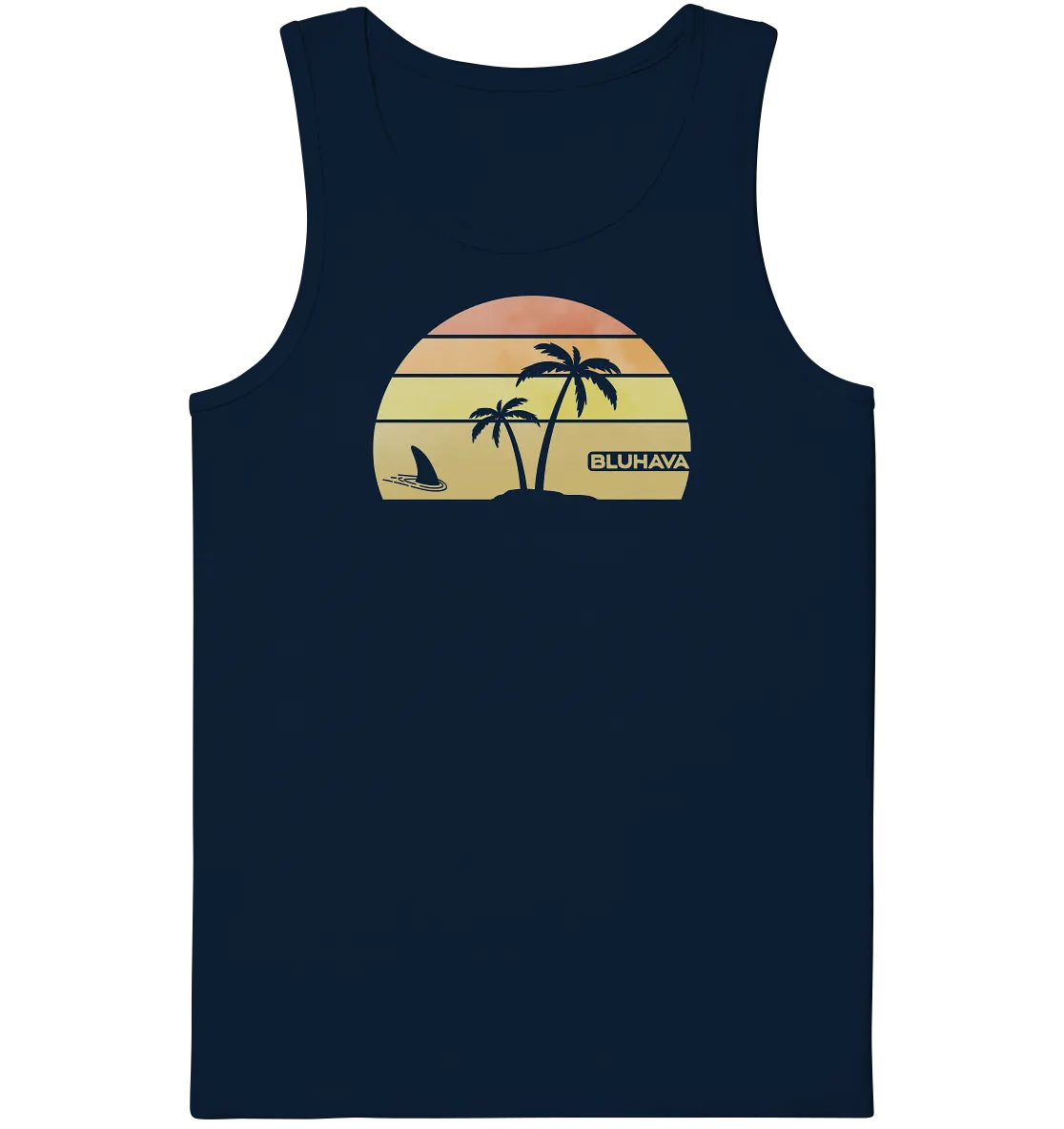 "Sunset Shark Place" - Herren Premium Organic Tank-Top