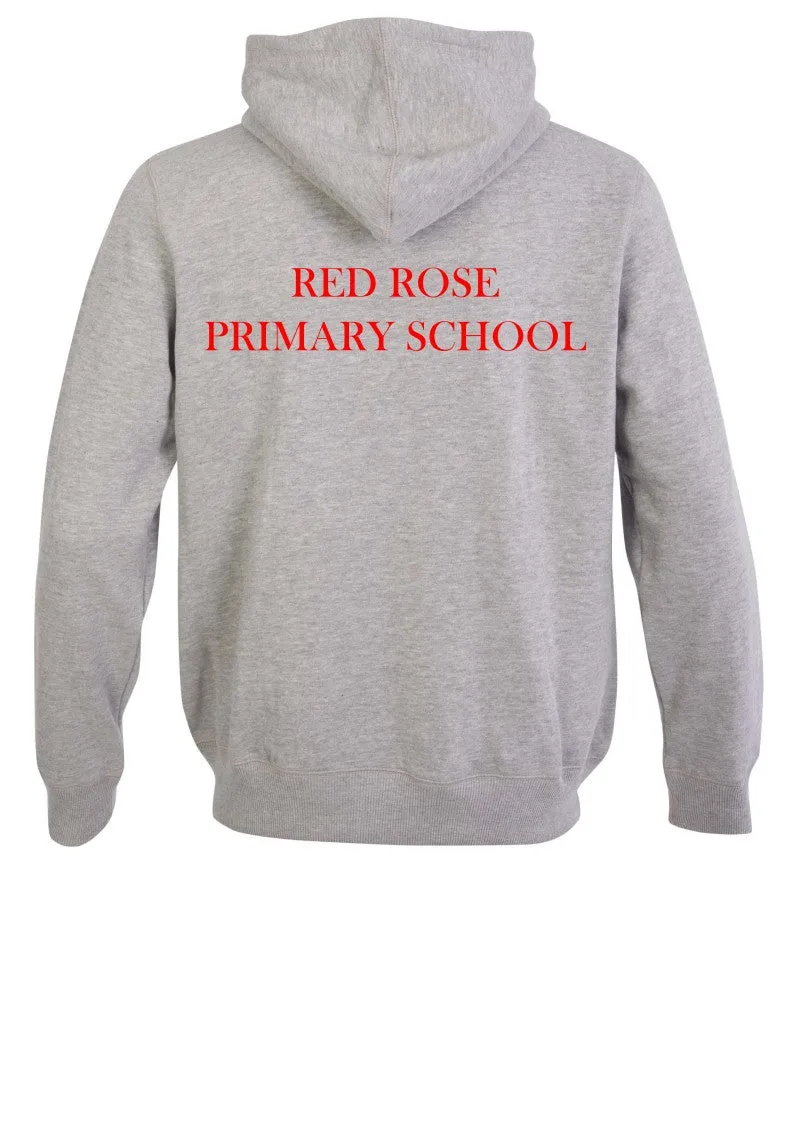 Red Rose Primary School Grey Hoodie