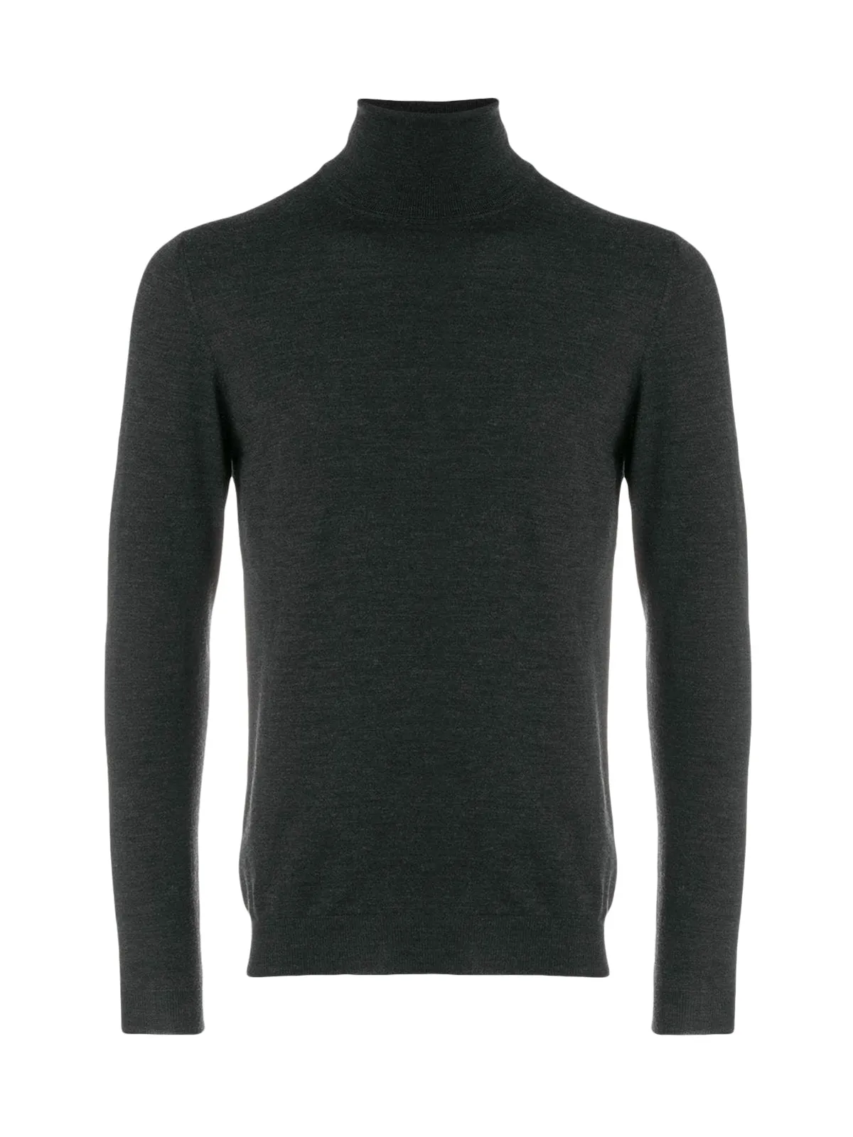 roll-neck fitted sweater