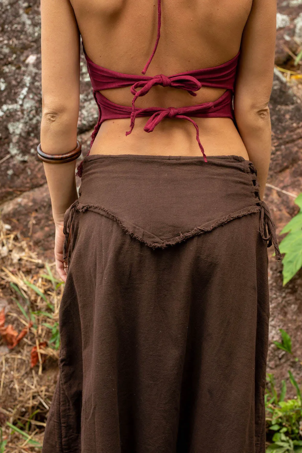 SAGE SKIRT BROWN