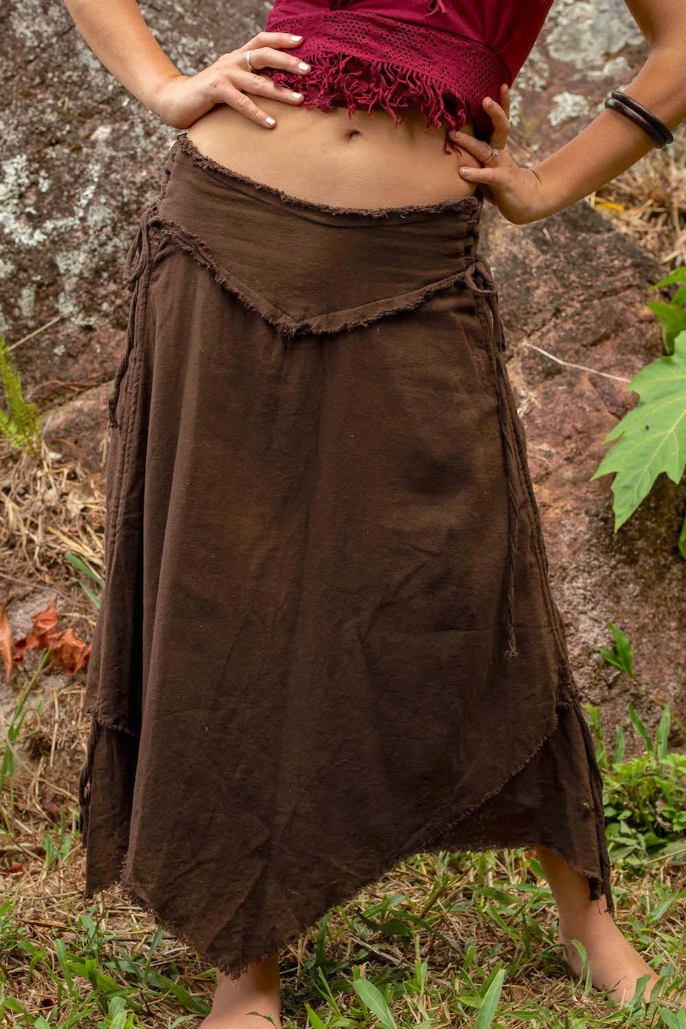 SAGE SKIRT BROWN